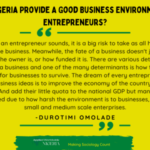 Does Nigeria Provide A Good Business Environment For Entrepreneurs?