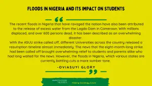 Read more about the article  Floods in Nigeria and its Impact on Students 