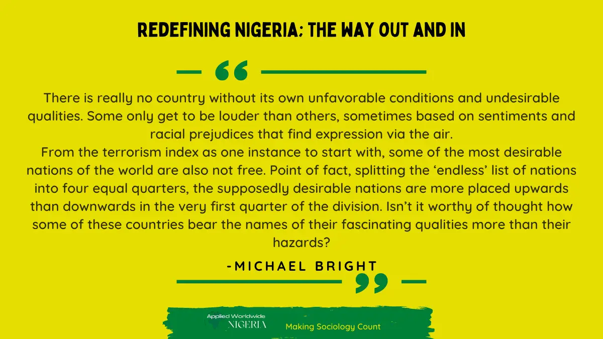 You are currently viewing Redefining Nigeria; The Way In and Out of the Present