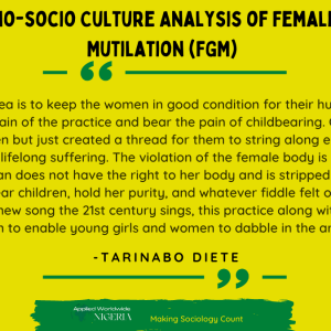 Female Genital Mutilation (FGM) is a Global Violation