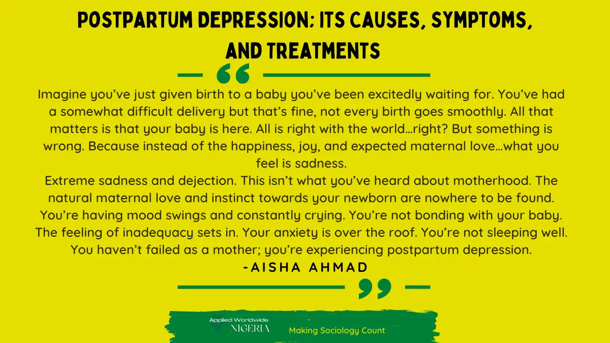 You are currently viewing Postpartum Depression; its Causes, Symptoms, and Treatments